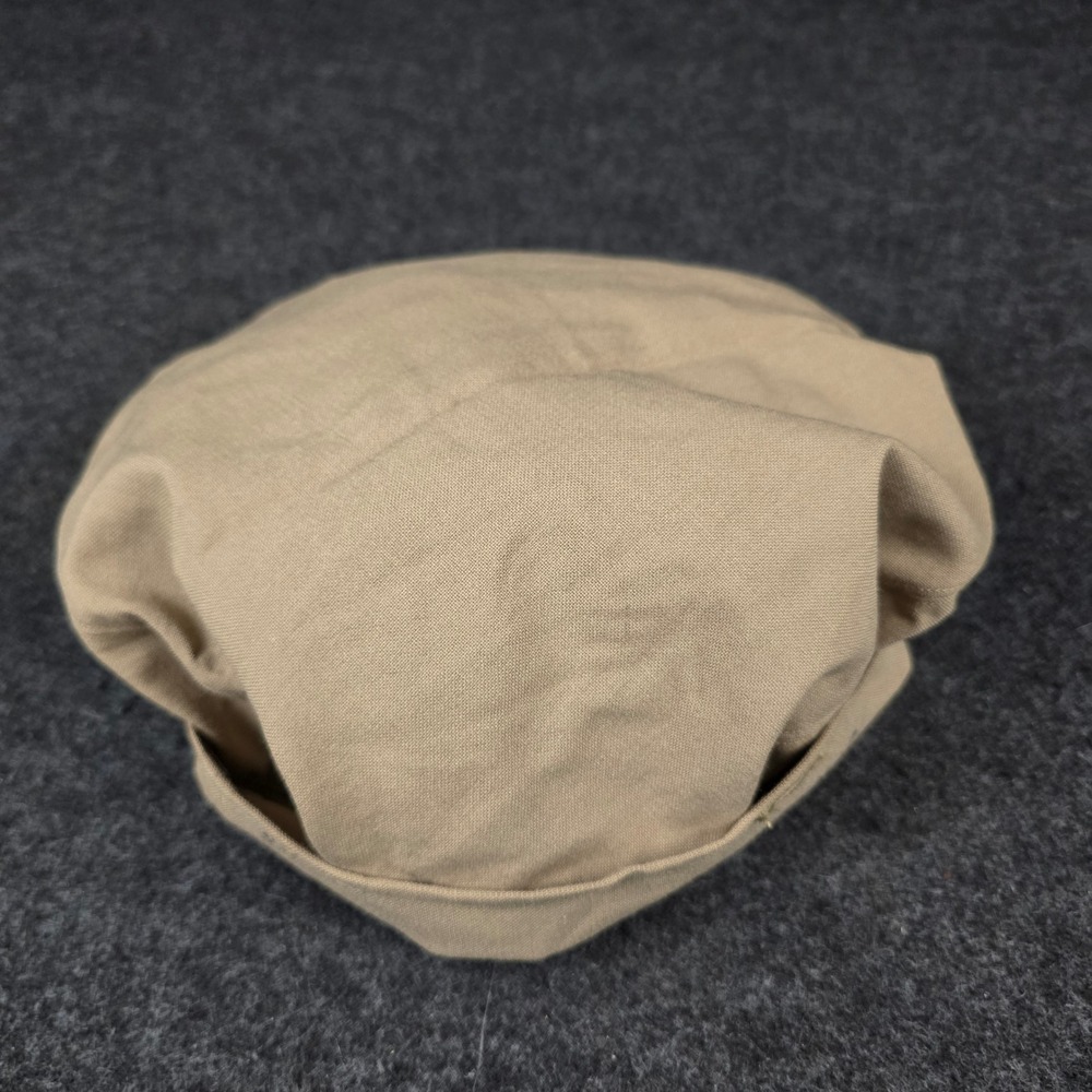 Vintage 1961 US Army Khaki Wool Service Cap Cover Sherr Bros Size 6 7/8 M-1